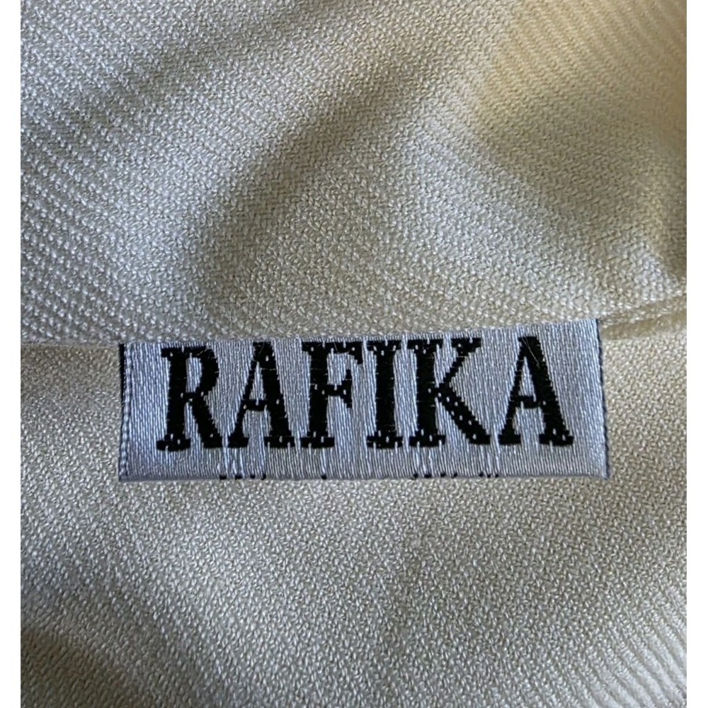 Cream Pashmina Style Shawl Wrap Fringe Soft Cashmere Silk Blend Made in Turkey - Picture 10 of 12